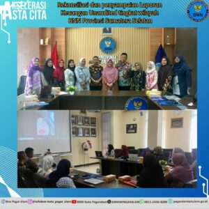 Rekonsiliasi dan Penyampaian Laporan Keuangan Unaudited Tahun 2024 Tingkat Wilayah Badan Narkotika Nasional Provinsi Sumatera Selatan