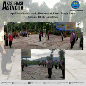 Apel Pagi BNN Kota Pagar Alam