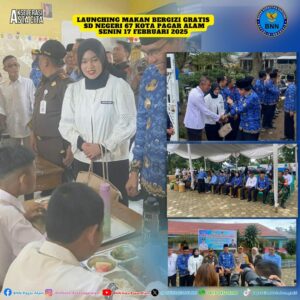 Launching makan bergizi SD negeri 67 KOTA Pagar Alam *