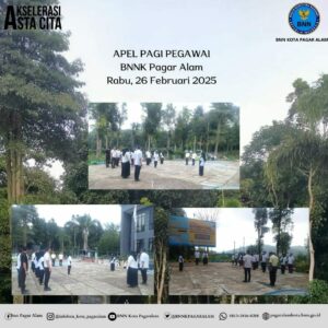 Apel Pagi BNN Kota Pagar Alam