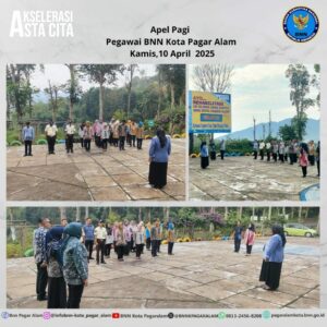 Apel Pagi BNN Kota Pagar Alam