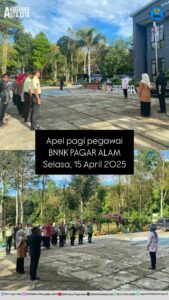 Apel Pagi BNN Kota Pagar Alam