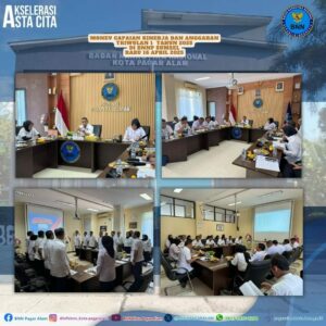 MONEV TRIWULAN I TAHUN 2025