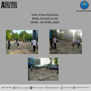 Apel Pagi BNN Kota Pagar Alam